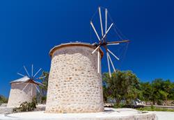 Turkey - Alacati windsurf kitesurf holiday. Windmill in Cesme.